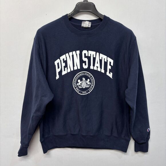 Vintage Champion Reverse Weave Penn State Sweatshirt Size Large C038 -5 - Picture 1 of 16